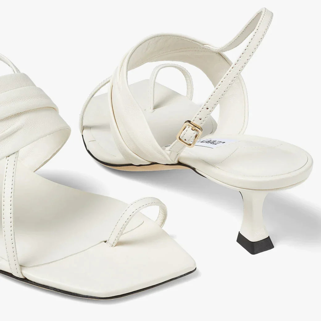 JC**  1: 1 VIP Latte Nappa Leather Sandals