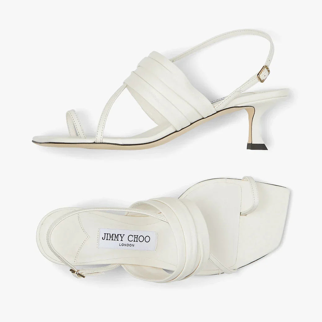 JC**  1: 1 VIP Latte Nappa Leather Sandals