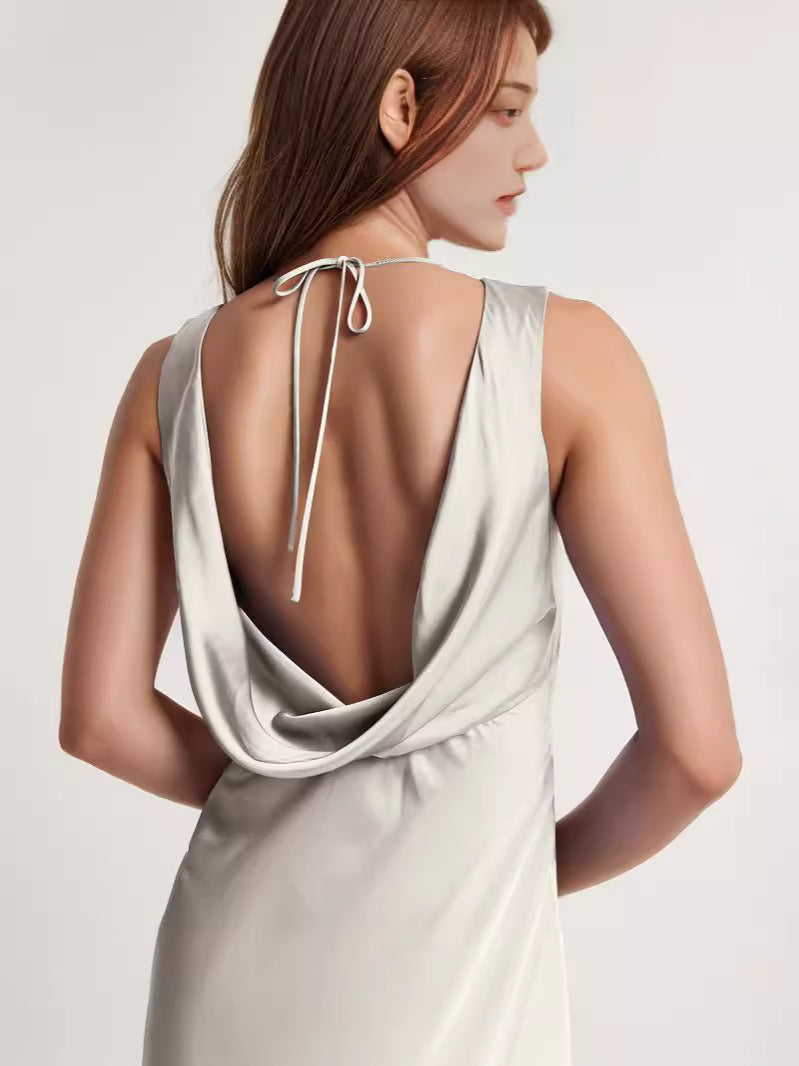 Strapless maxi dress