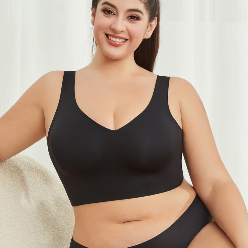 Large Size Seamless Sports Bra Women's Underwear