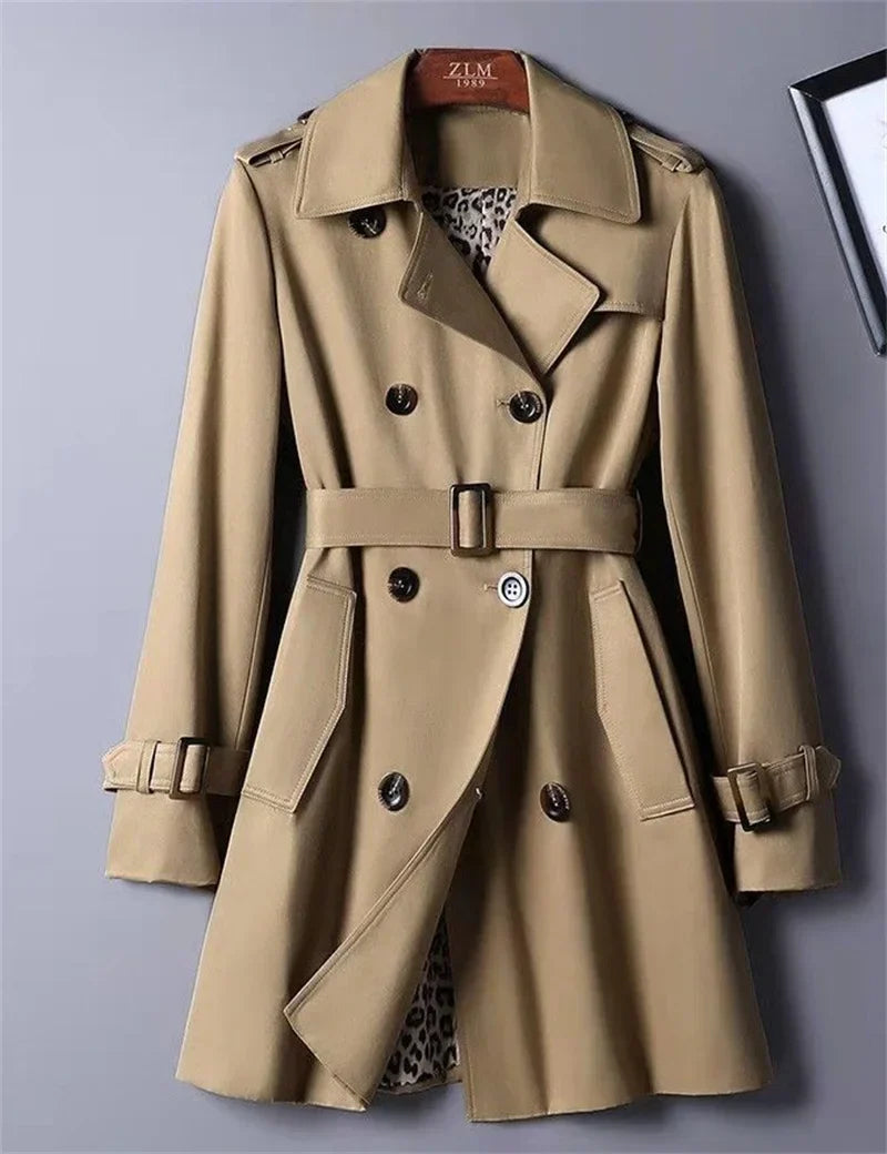 Women's Valencia double-breasted trench coat