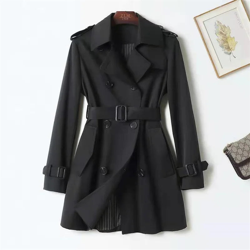 Women's Valencia double-breasted trench coat