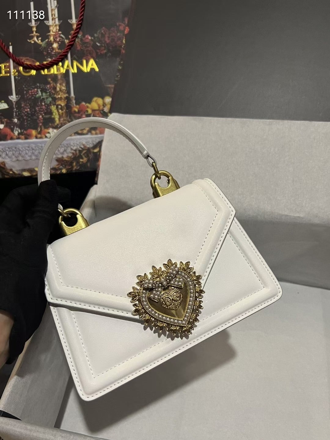 Multicolor chain DG handbag