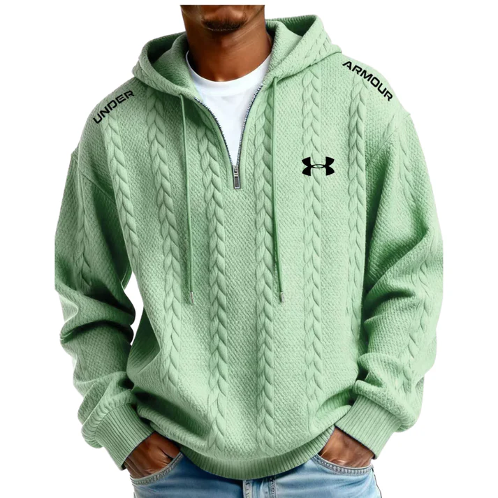 Modern Knit Comfort Hoodie