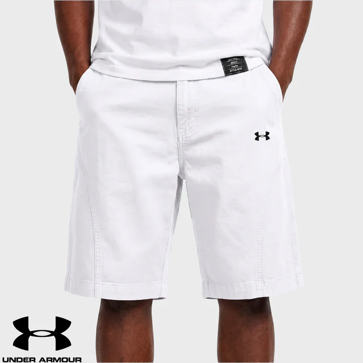 UA Short Homme Coton Délavé Effet Vintage