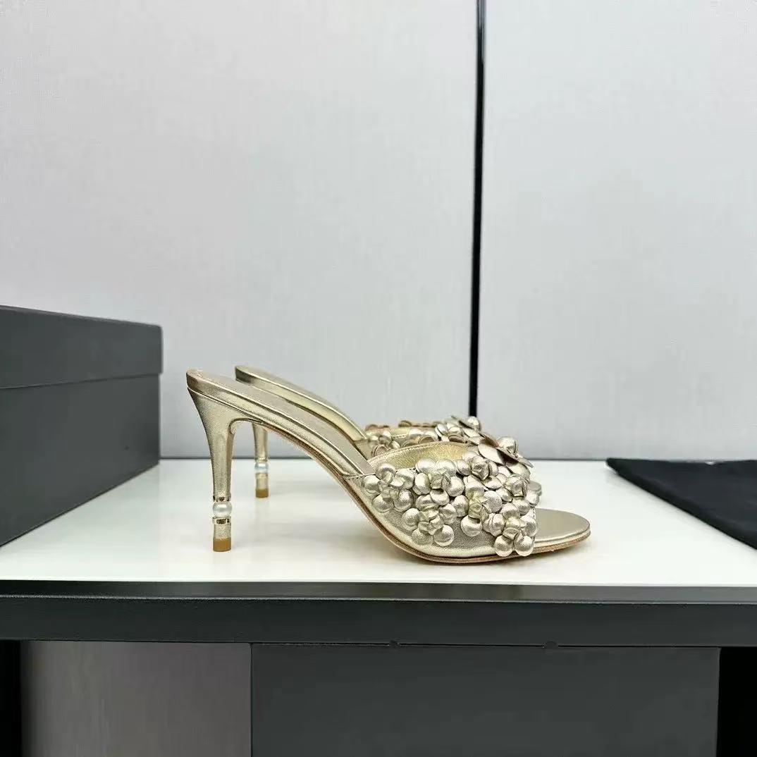 Early Autumn Flower Slippers Chanel VIP1:1