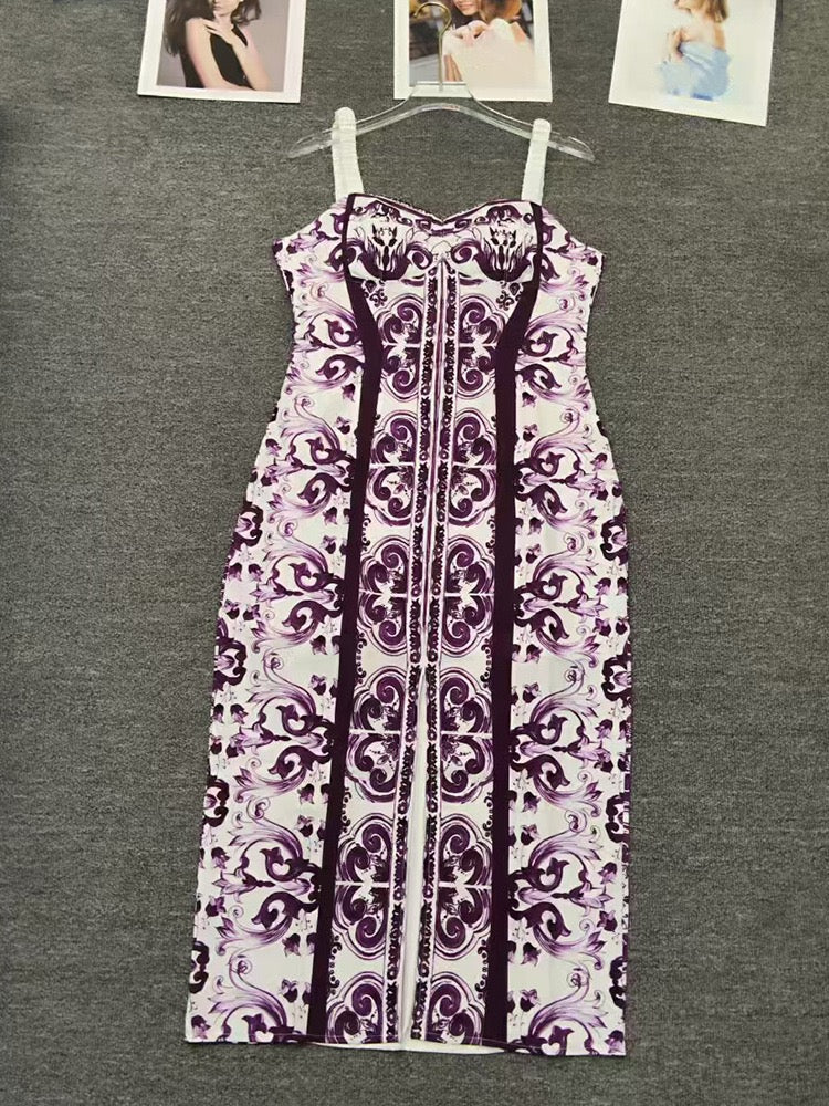 Strapless camisole dress
