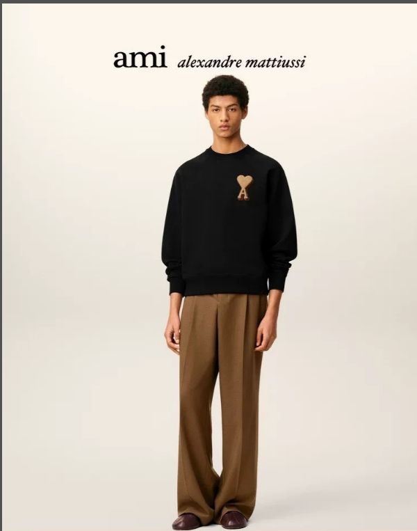 AMI* Pure Cotton Pullover (Unisex)