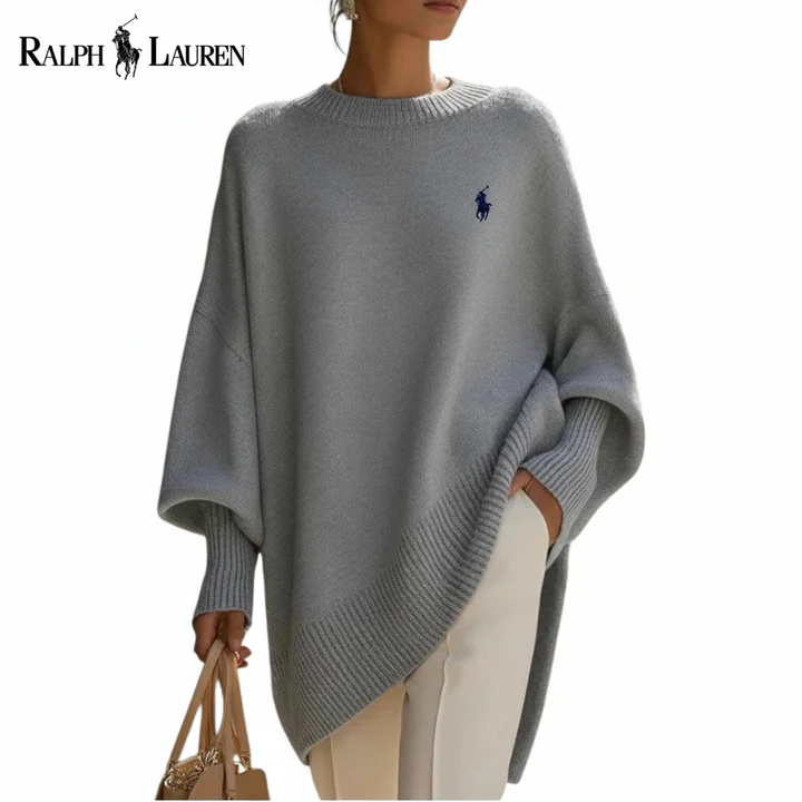 Relaxed Knit Poncho