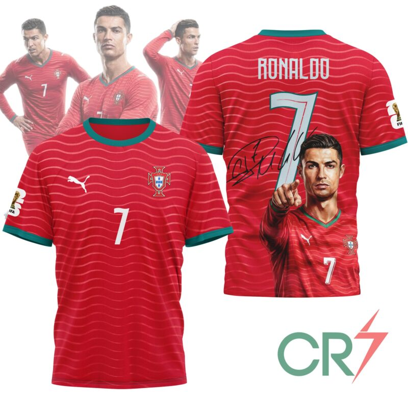 Cristiano Ronaldo | Premium 2026 World Cup 3D Shirt