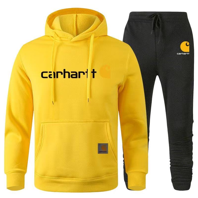 Fleece-lined sweatshirt set