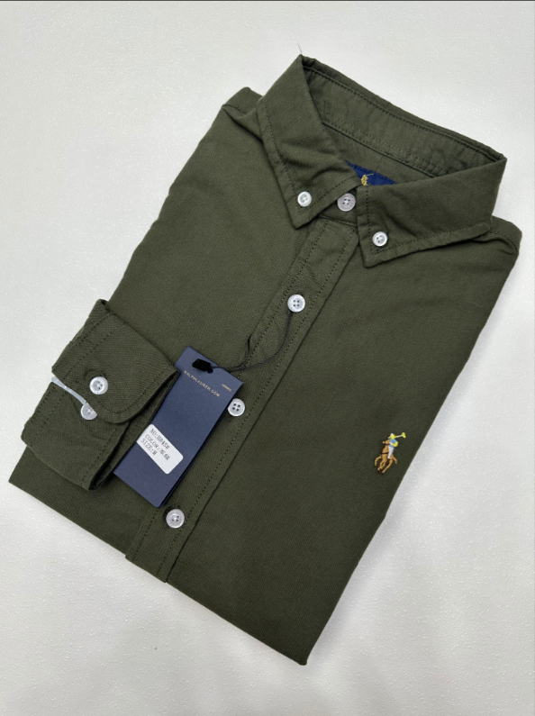 POLO Double-Layer Oxford Long-Sleeve Shirt