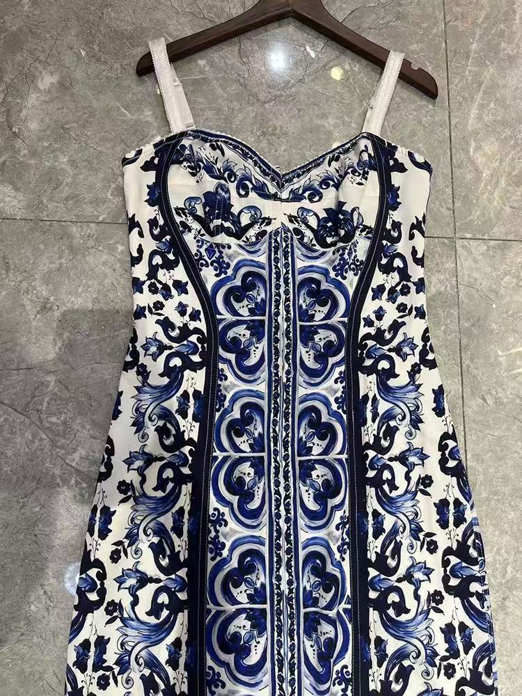 Strapless camisole dress