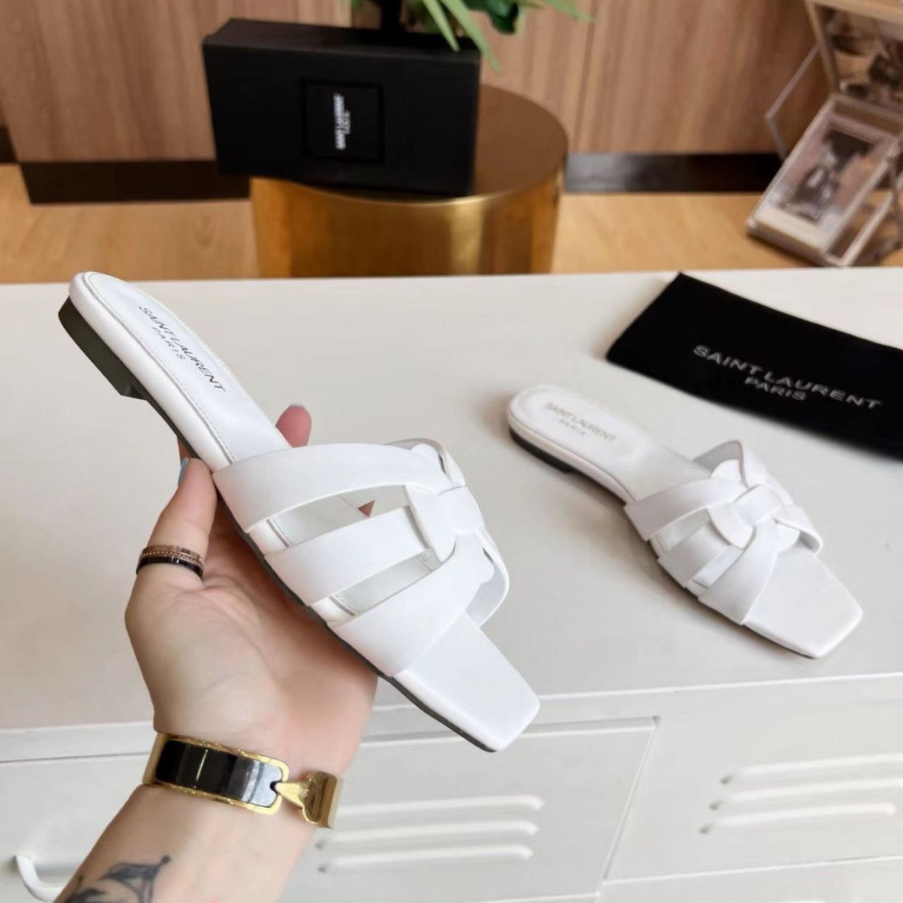 YS* new flat slippers