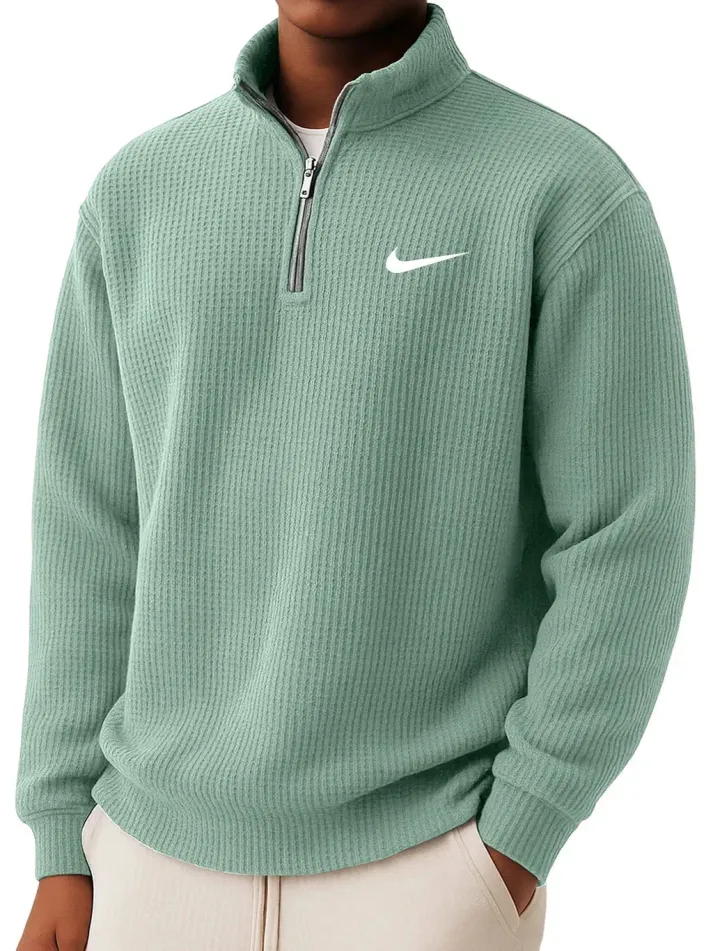 NK Collar Half Zip Sweatshirt