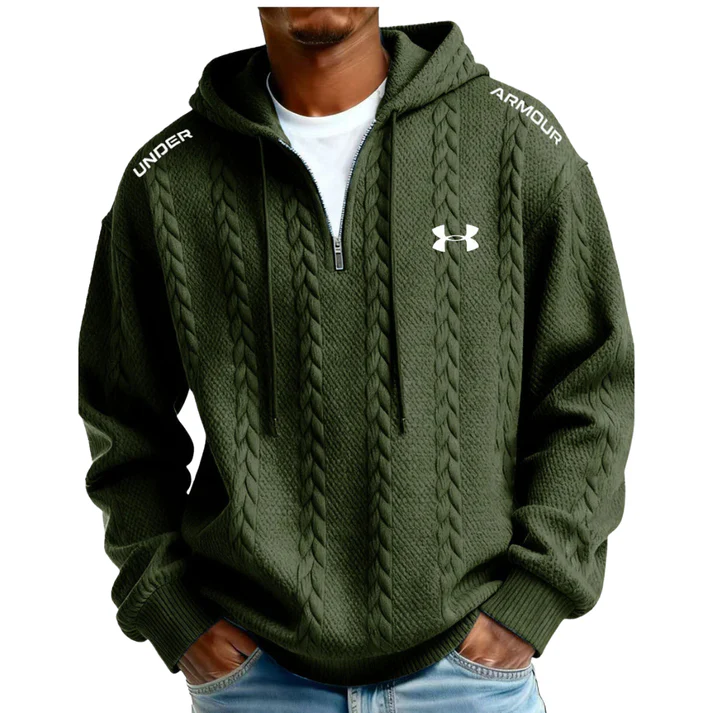 Modern Knit Comfort Hoodie