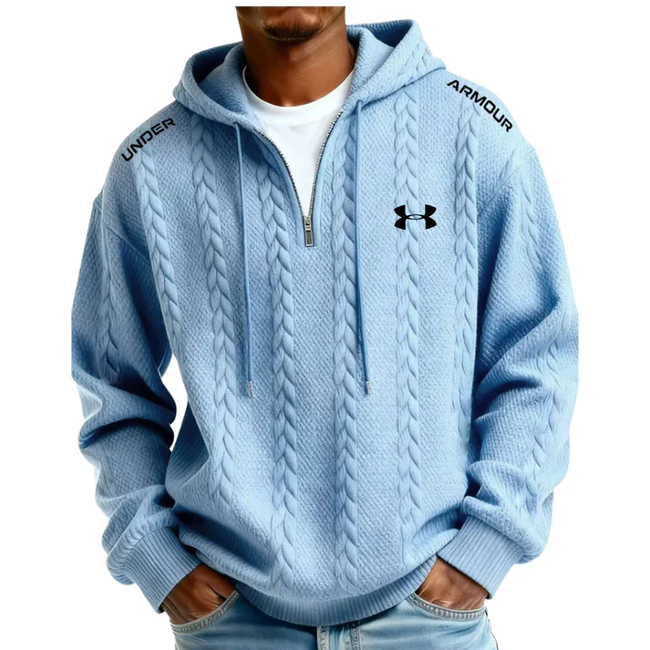 Modern Knit Comfort Hoodie