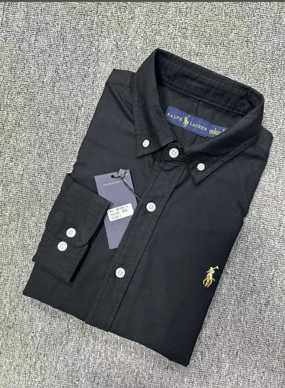 POLO Double-Layer Oxford Long-Sleeve Shirt