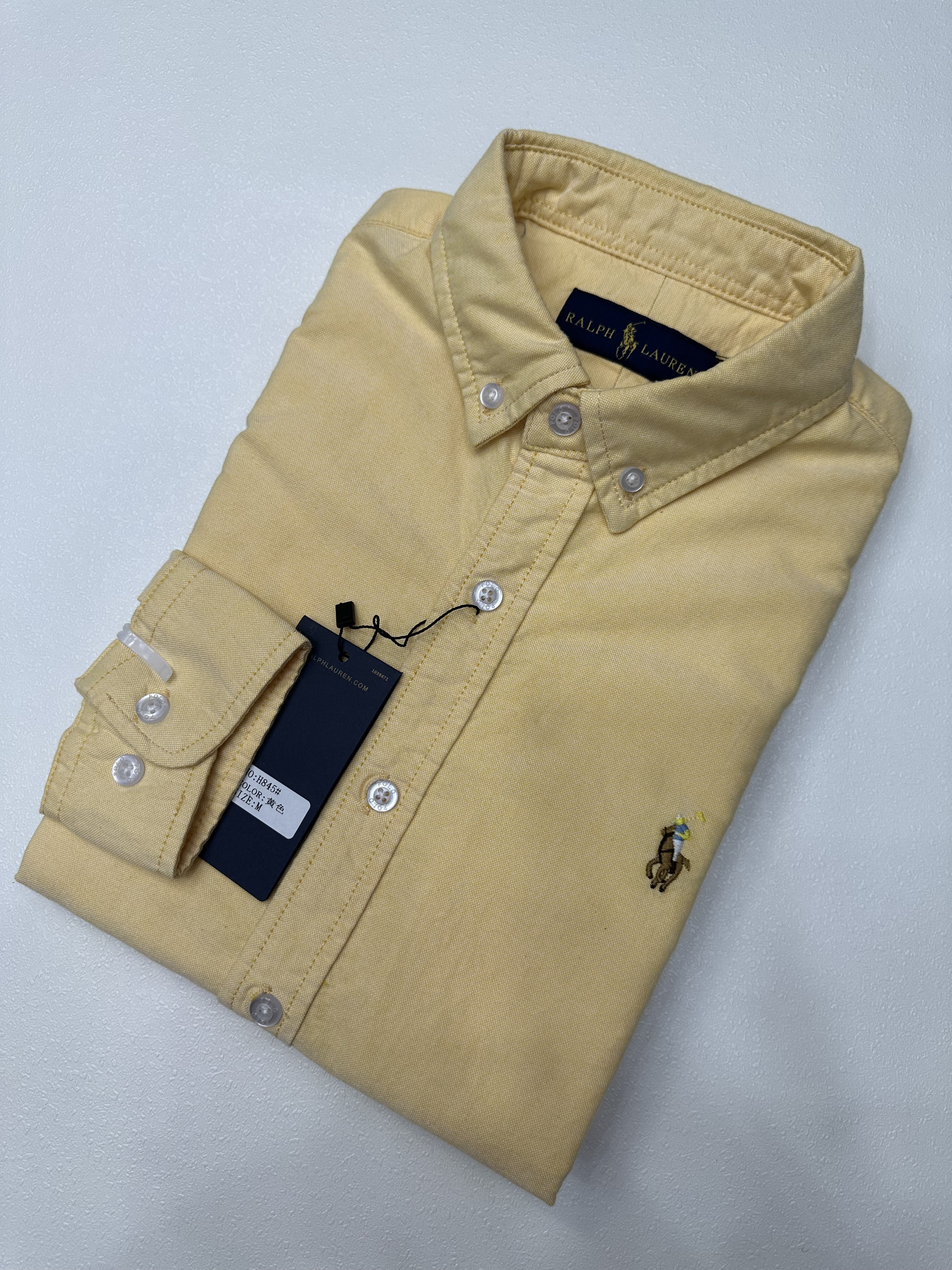 POLO Double-Layer Oxford Long-Sleeve Shirt
