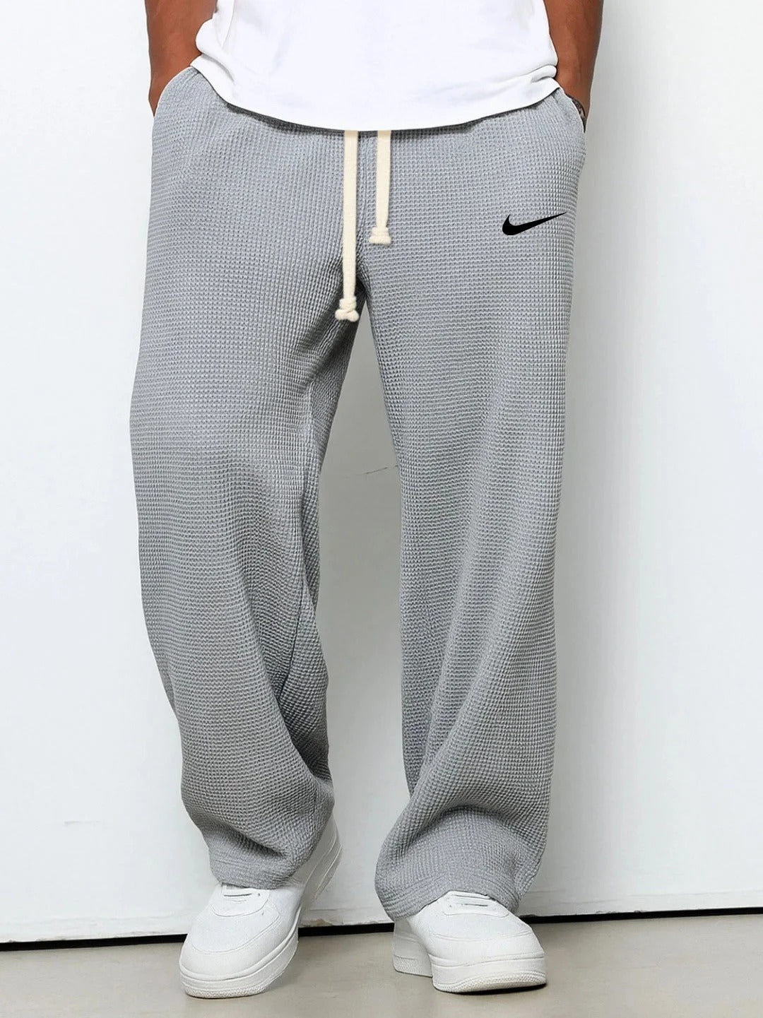 Men's Spring And Autumn Casual Sports Textured Trousers