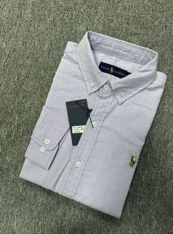 POLO Double-Layer Oxford Long-Sleeve Shirt