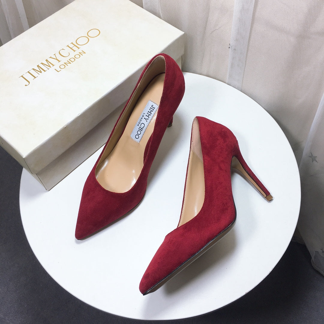 Jimmy Cho* new suede pumps