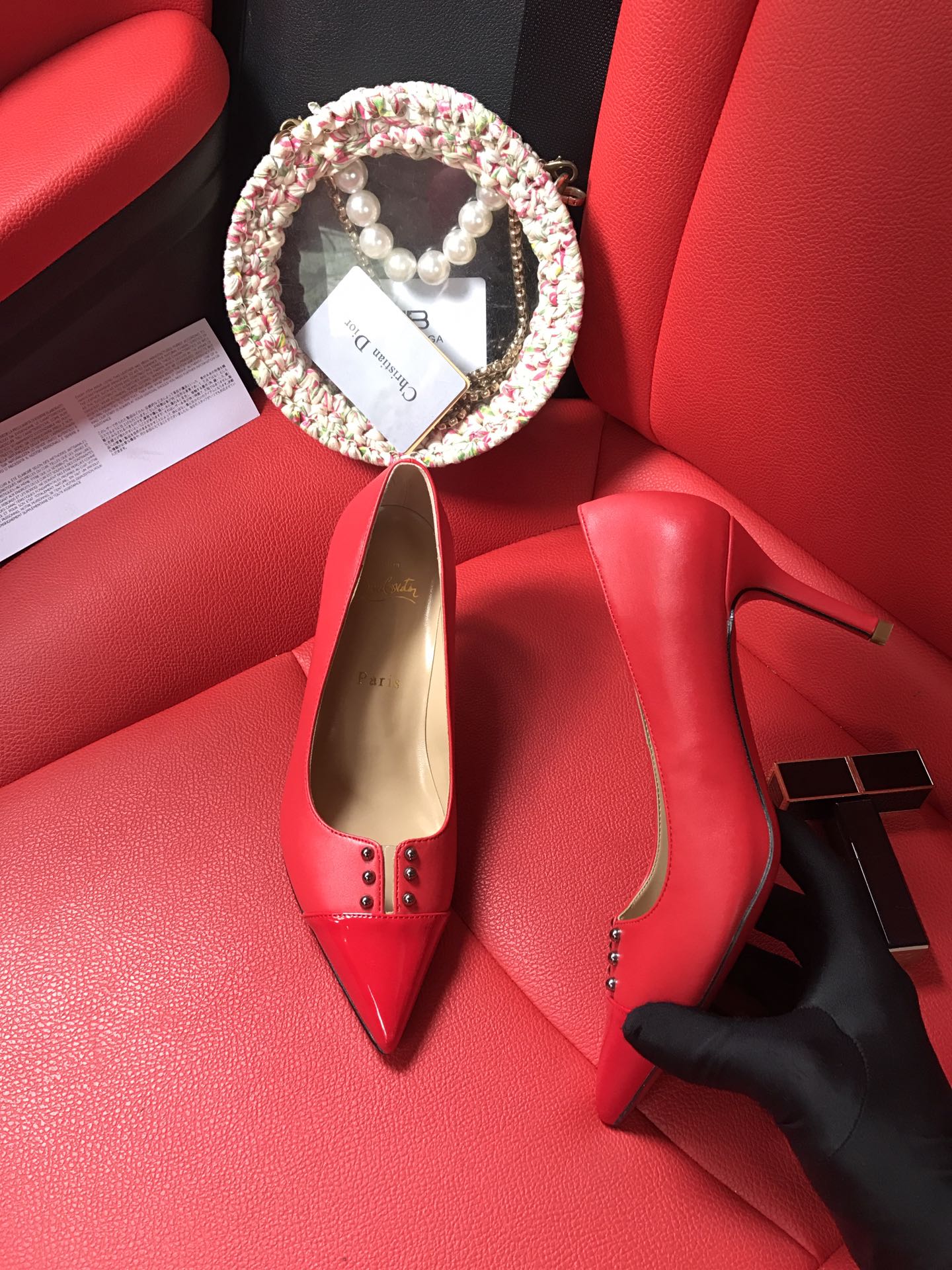 Loubouti* new red sole high heels
