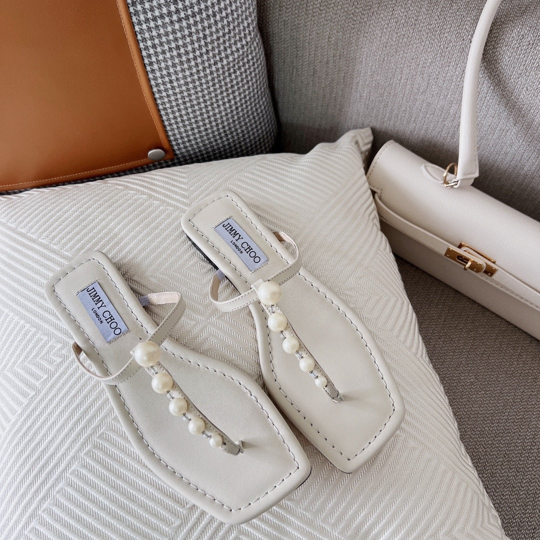 Jim** Cho* Pearl Flip Flops VIP1:1