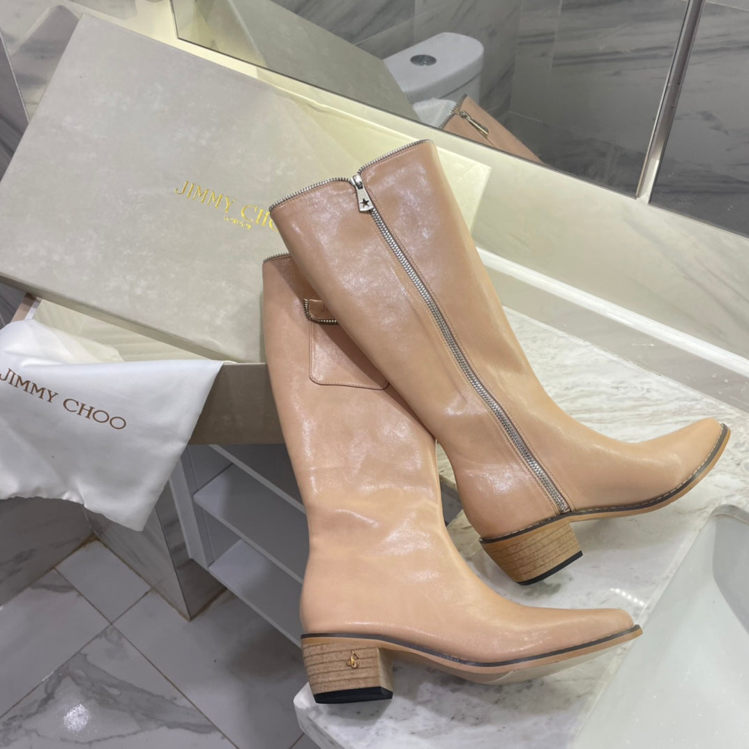 JC new autumn and winter trendy zipper pocket boots