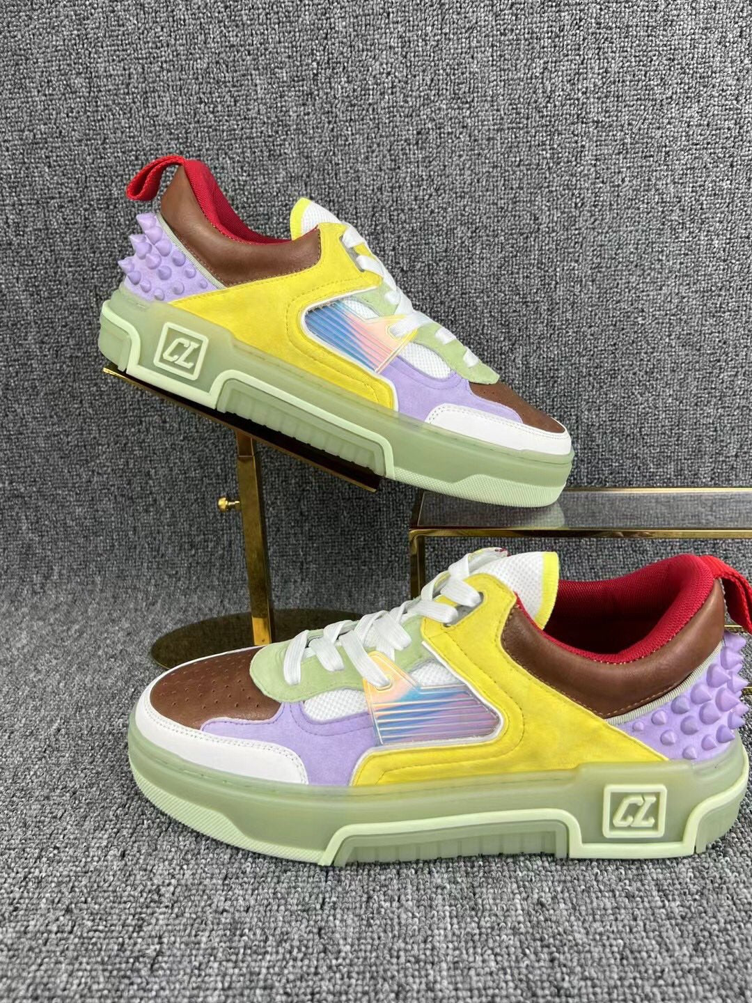 Loubouti* new  1: 1 VIP red sole sneakers multiple color options