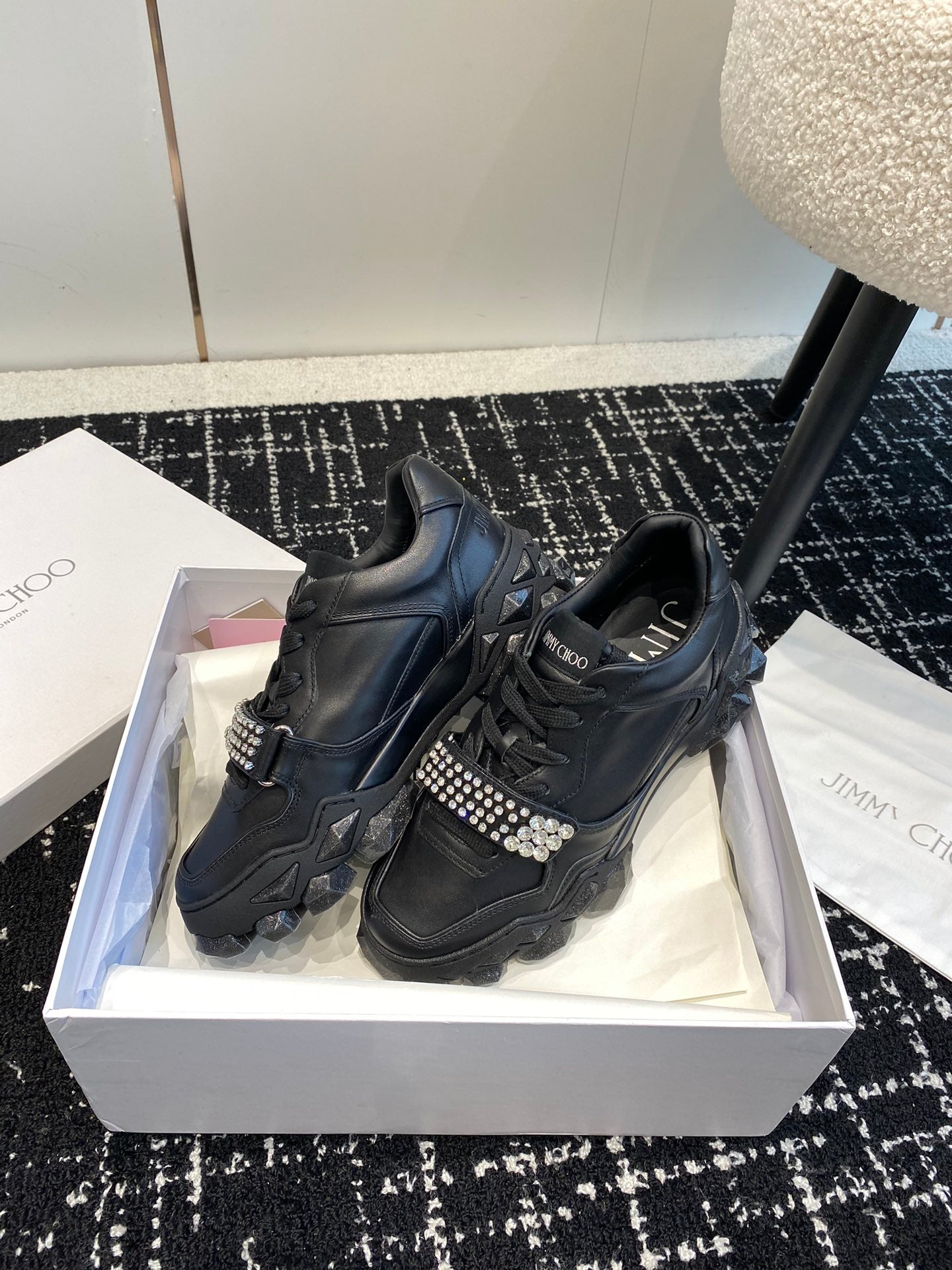 Jimmy Cho*  1: 1 VIPhigh quality new casual shoes