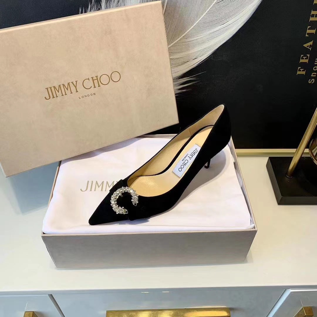 JC ** C diamond buckle shoes