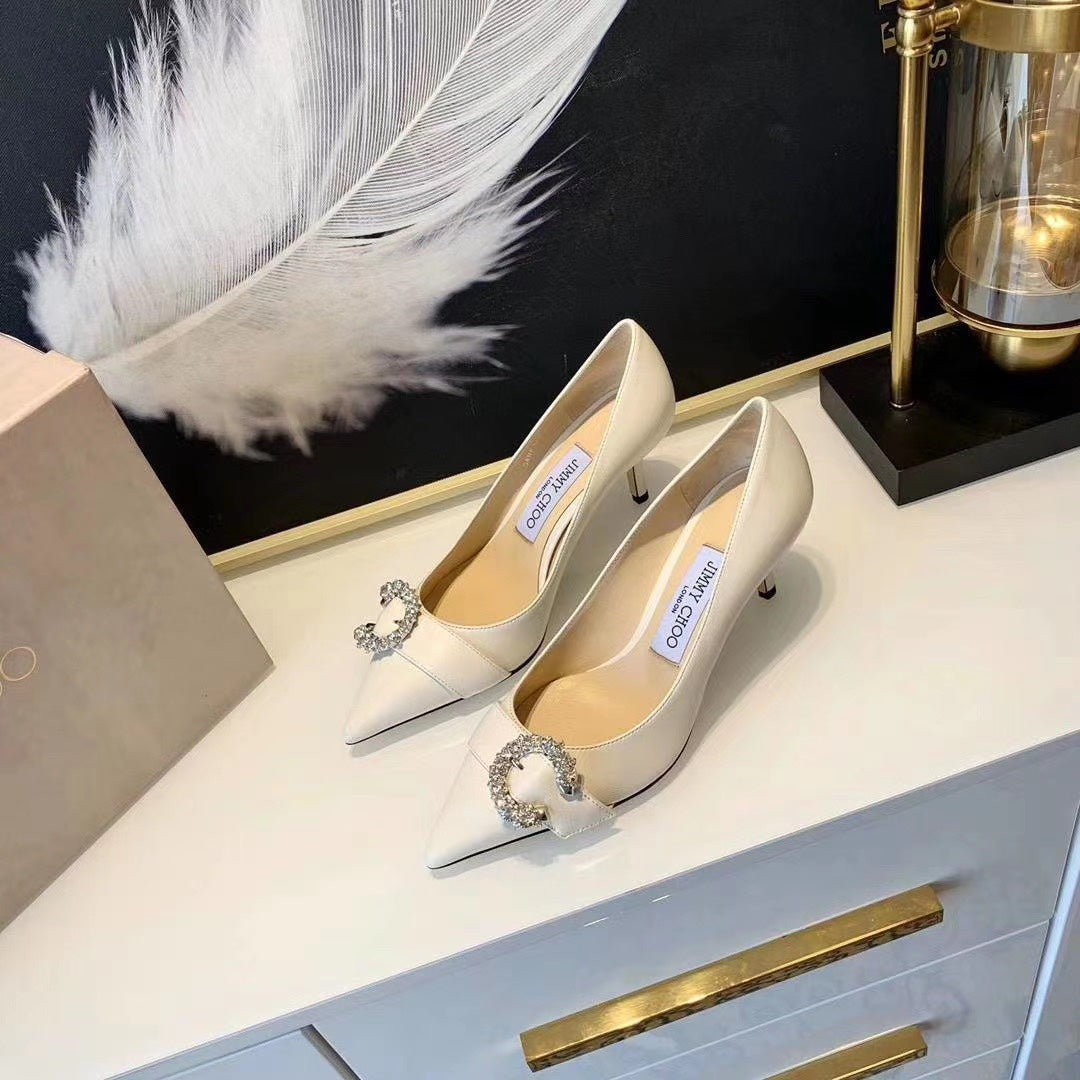 JC ** C diamond buckle shoes