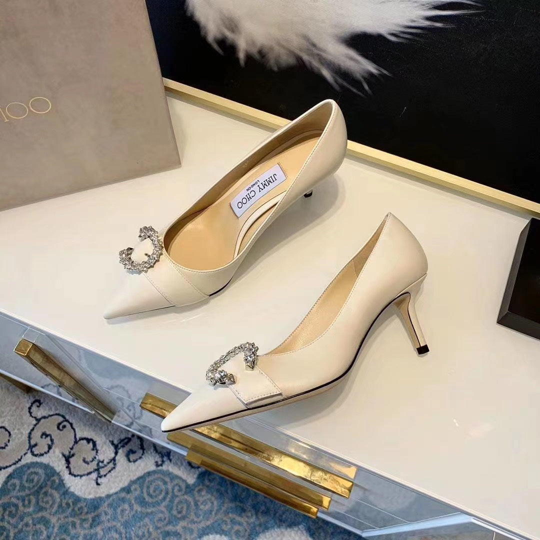 JC ** C diamond buckle shoes