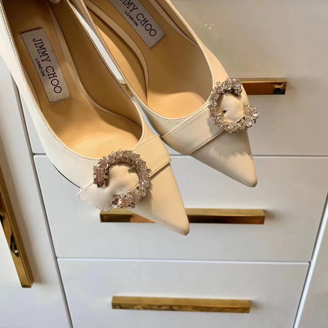 JC ** C diamond buckle shoes