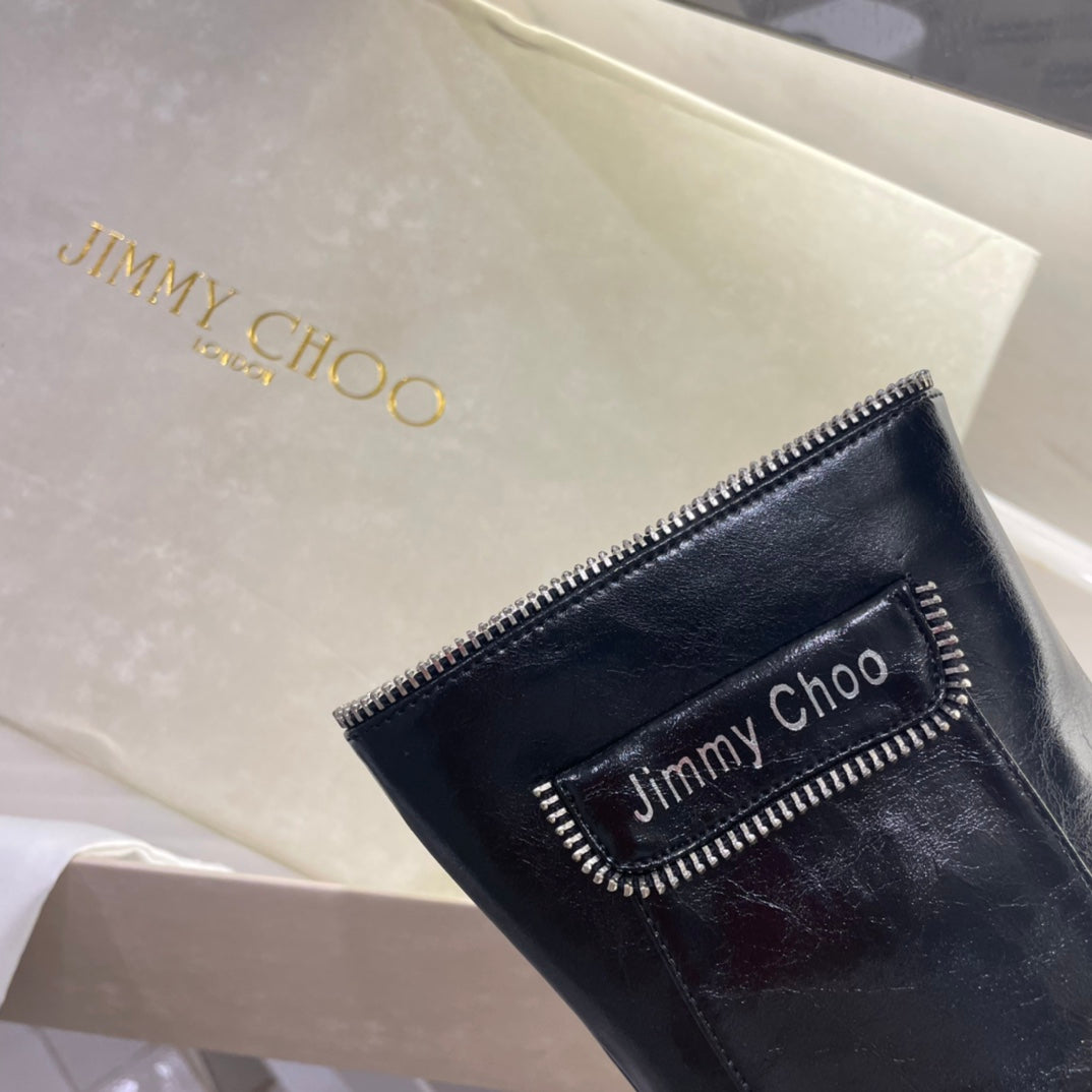 JC new autumn and winter trendy zipper pocket boots