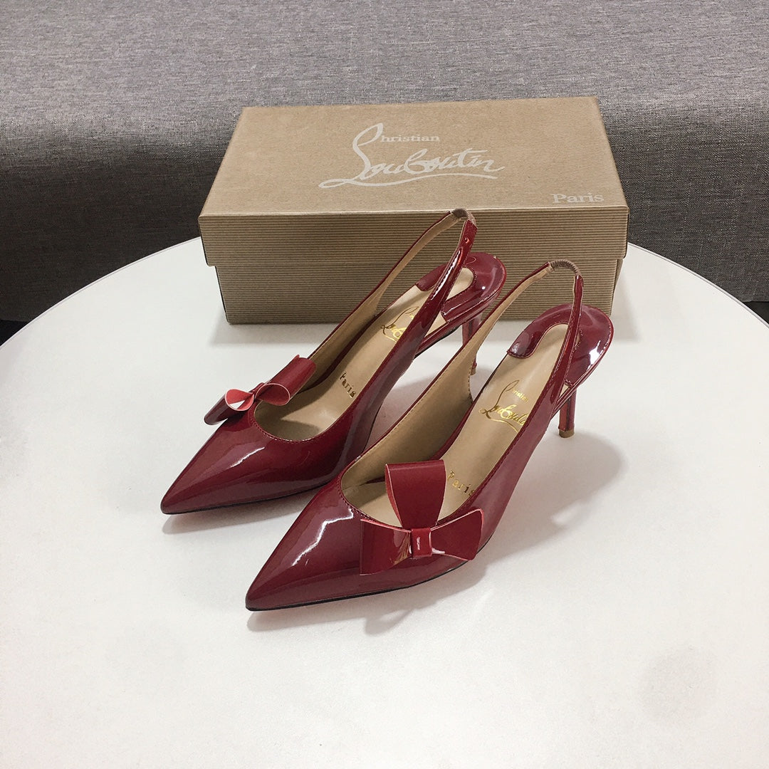 CL classic high-heeled shoes with red soles