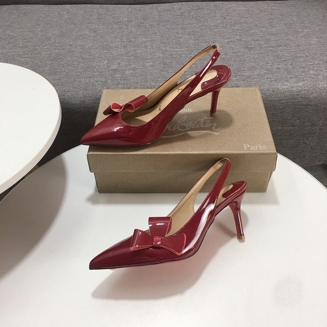 CL classic high-heeled shoes with red soles