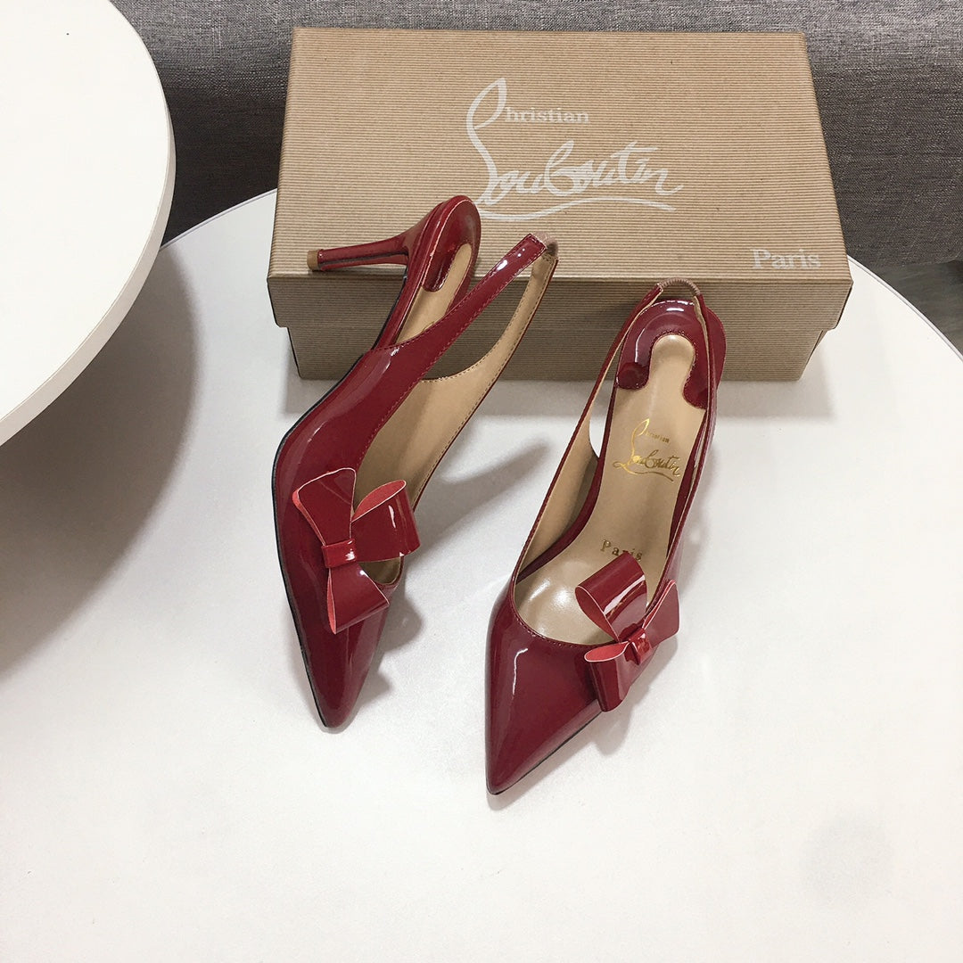 CL classic high-heeled shoes with red soles