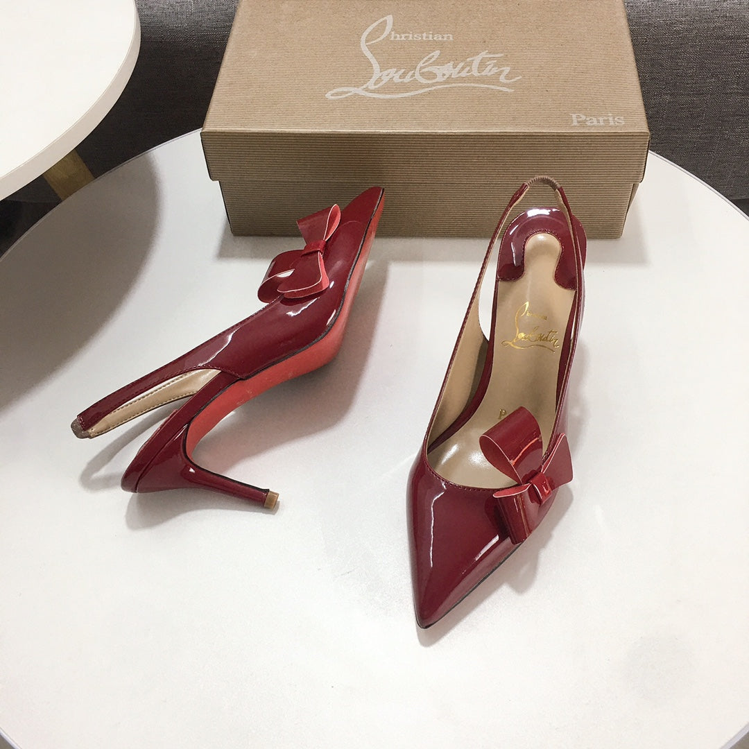 CL classic high-heeled shoes with red soles