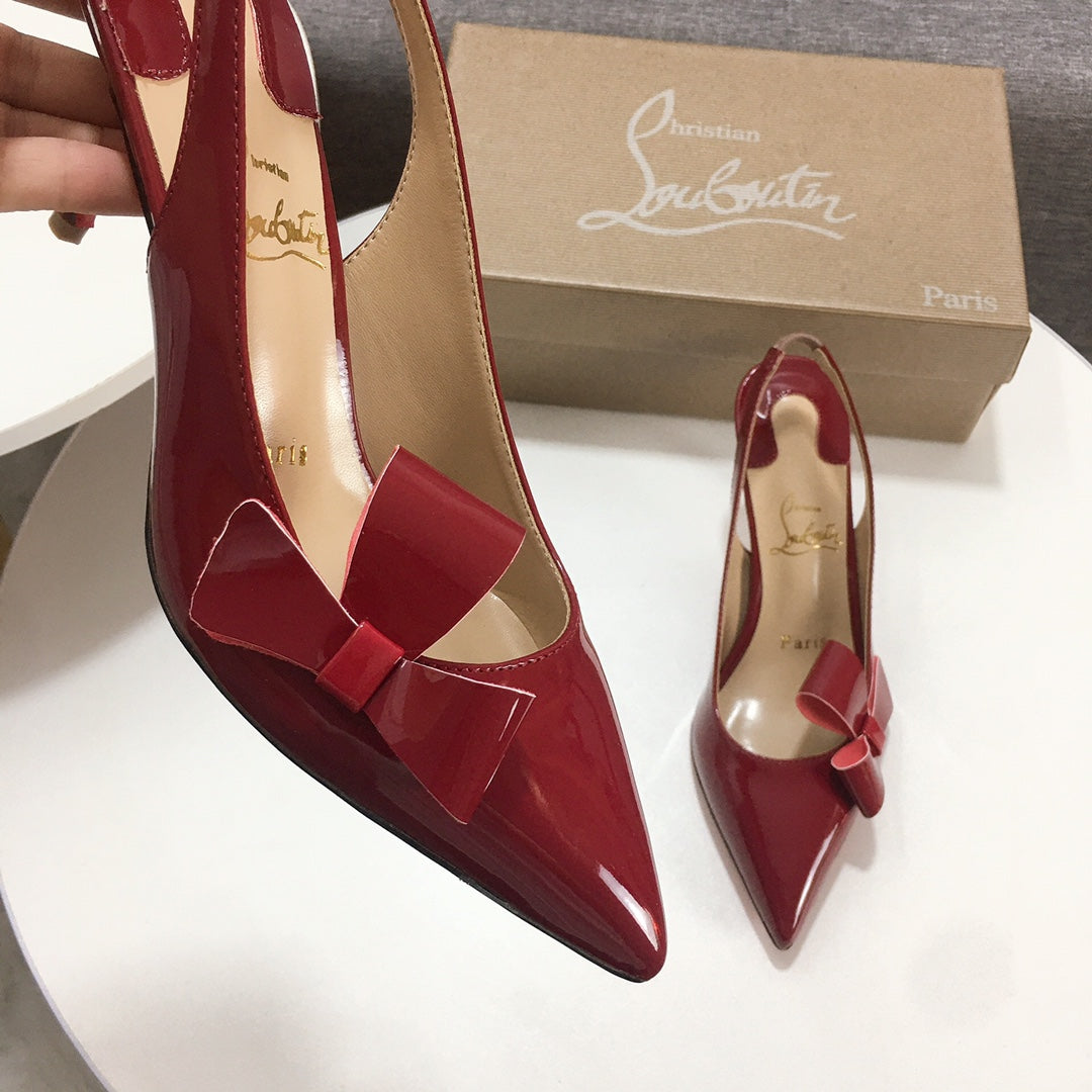 CL classic high-heeled shoes with red soles