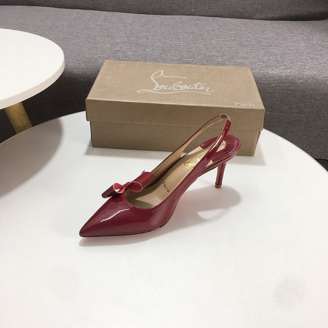 CL classic high-heeled shoes with red soles