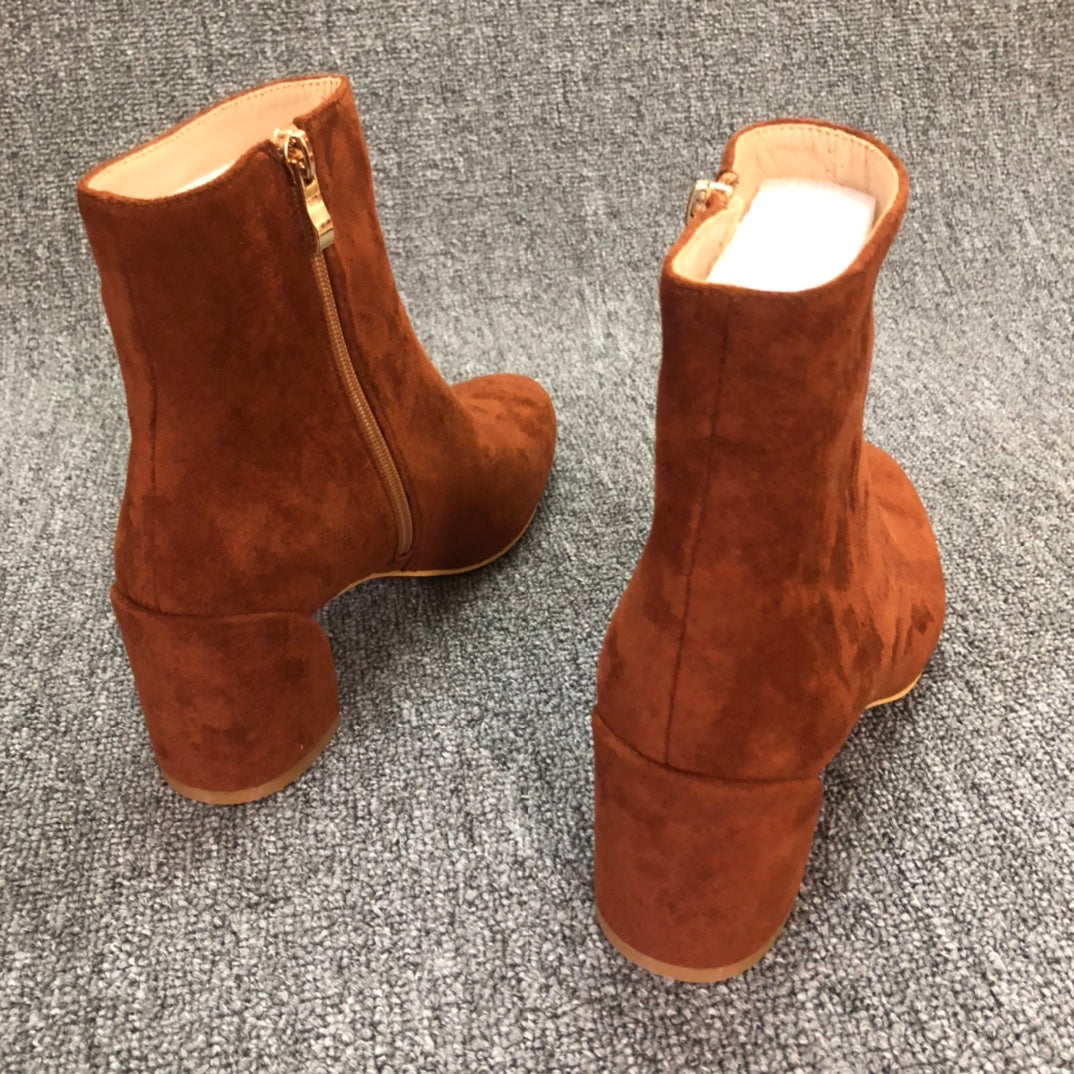 Loubouti* new 1: 1 VIP red-soled autumn and winter short boots