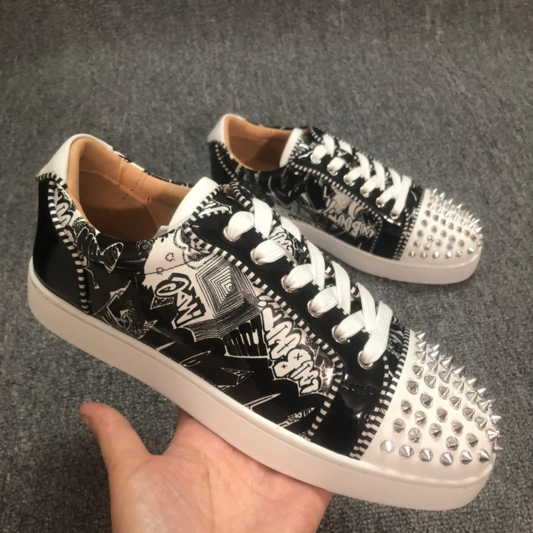 Loubouti* new rivet shoes