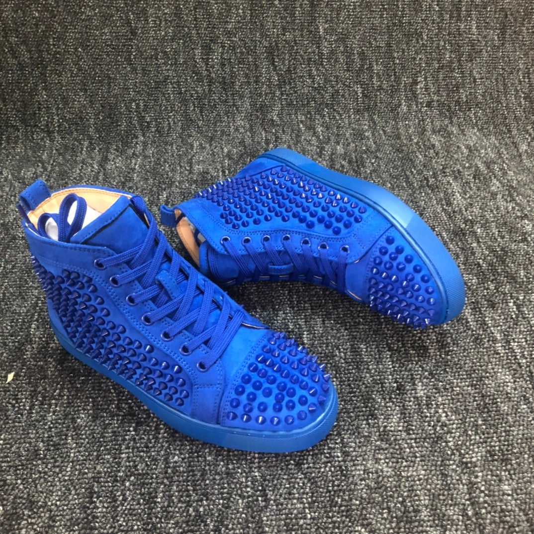 Loubouti* new high-top rivet shoes