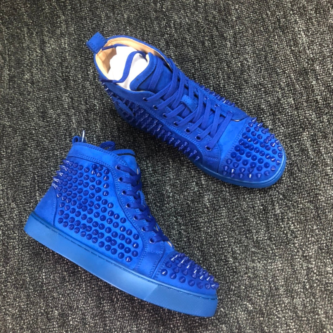Loubouti* new high-top rivet shoes