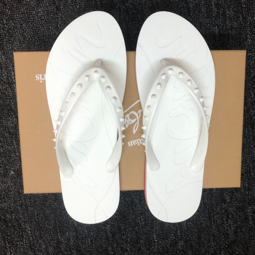 Loubouti* new flip flops