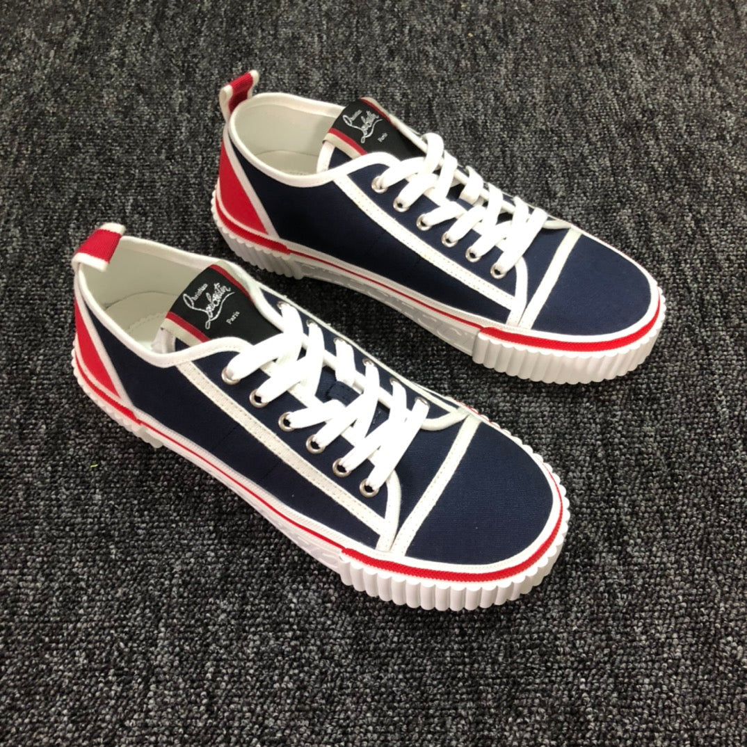 Loubouti'* latest red-soled casual fashion shoes