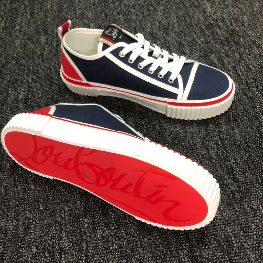 Loubouti'* latest red-soled casual fashion shoes