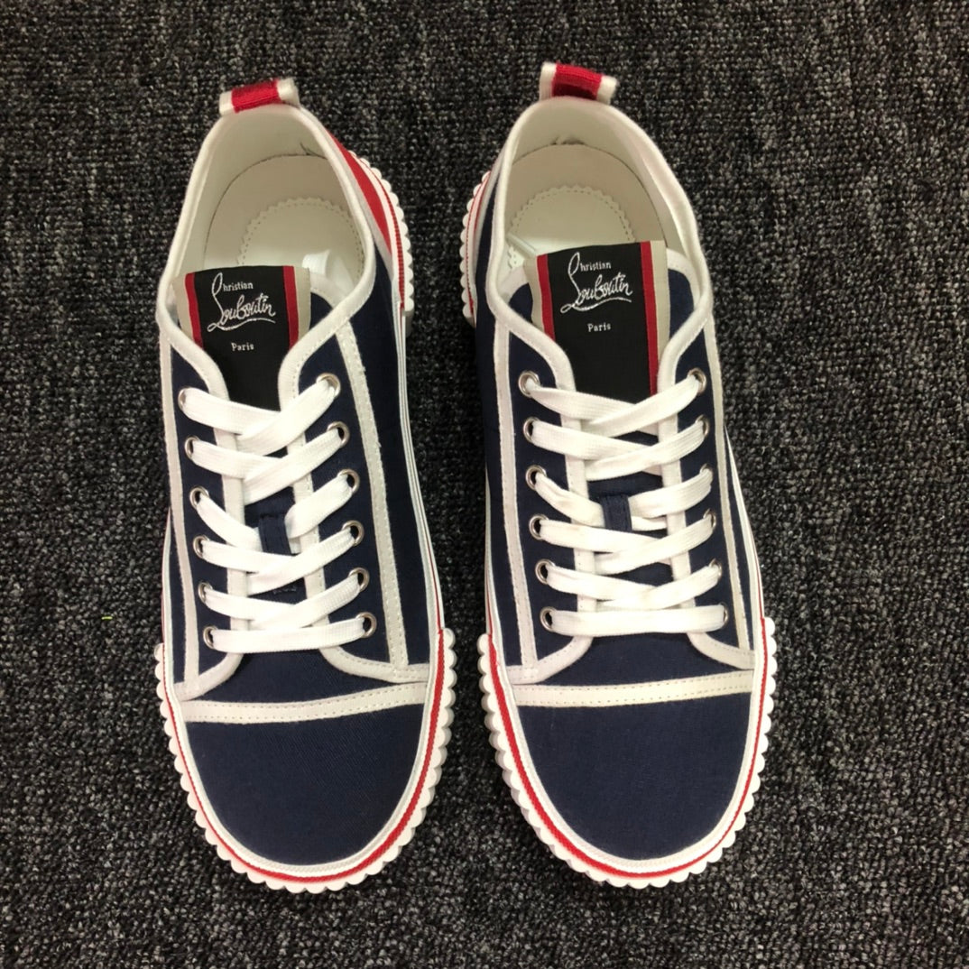 Loubouti'* latest red-soled casual fashion shoes